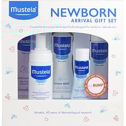 Newborn Arrival Set: Foam Shampoo 5.07oz + Gentle Cleansing Gel 6.76oz + No-rinse Cleansing Water 3.38oz + Hydra Bebe Body Lotion 10.14oz + Diaper Rash Cream 3.80oz --5pcs