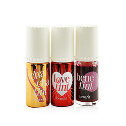 Benefit Lip Tints To Love Set (1x Chachatint 6ml + 1x Lovetint 6ml +1x Benetint 6ml) --3x6ml/0.2oz By Benefit