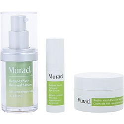 Youth Renewal Retinol Trial Kit: Retinol Youth Renewal Serum 15ml + Retinol Youth Renewal Eye Serum 5ml + Retinol Youth Renewal Night Cream 15ml --3pcs