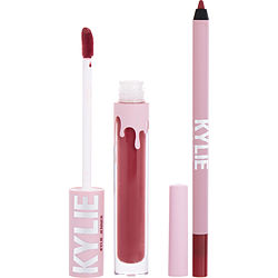 Kylie Jenner Matte Lip Kit: Matte Liquid Lipstick 3ml + Lip Liner 1.1g - # 503 Bad Lil Thing Matte --2pcs By Kylie Jenner
