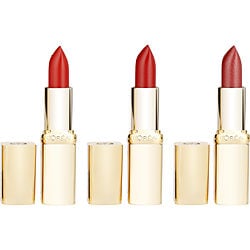L'oreal Shades Of Reds Lipsticks Trio: Maison Marais 125 + Red Passion 297 + Cristal Cerise 34 --3x3.6g/0.13oz By L'oreal