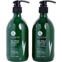 Tea Tree & Argan Oil Shampoo And Conditioner Set 16.9 Oz