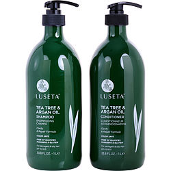 Tea Tree & Argan Oil Shampoo And Conditioner Set 33.8 Oz