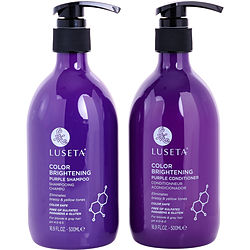 Color Brightening Purple Shampoo And Conditioner Set 16.9 Oz