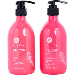 Keratin Shampoo And Conditioner Set 16.9 Oz