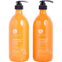 Turmeric & Collagen Shampoo And Conditioner Set 33.8 Oz