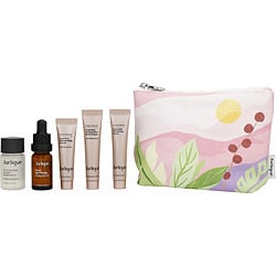 The Nutri-define Firm & Rejuvenate Discovery Set: Cleansing Foam 10ml + Activating Water Essence+ 20ml + Purely Age Defying Firming Face Oil 10ml + Supreme Rejuvenating Serum 5ml + Supreme Restorative Rich Cream 10ml --5pcs + Bag