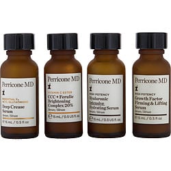 Discovery Collection: Vitamin C Ester Ccc + Ferulic Brightening Complex + High Potency Growth Factor Serum + High Potency Hyaluronic Intensive Hydrating Serum + Essential Fx Actl-glutathione Deep Crease Serum --4x15ml/0.5oz