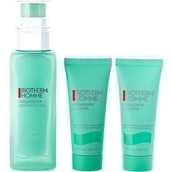Homme Aquapower Set: Aquapower Advanced Gel 75ml + Aquapower Cleanser 40ml X 2 --3pcs