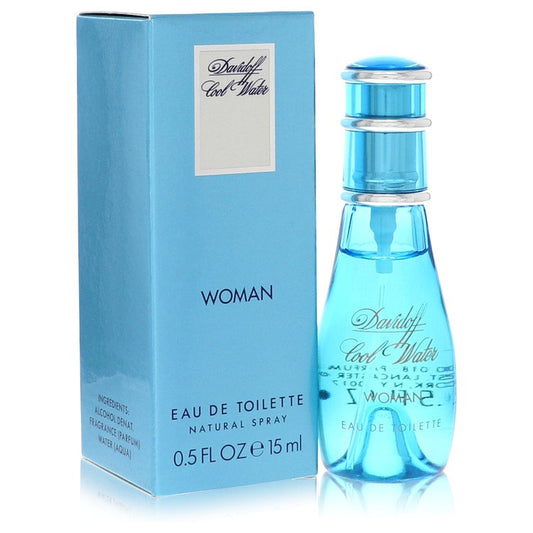 Cool Water by Davidoff Eau De Toilette Spray 1/2 oz for Women