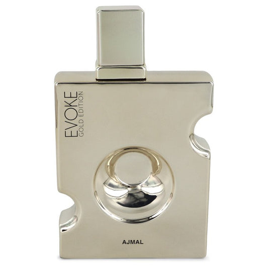 Ajmal Evoke Gold by Ajmal Eau De Parfum Spray (unboxed) 3 oz for Men