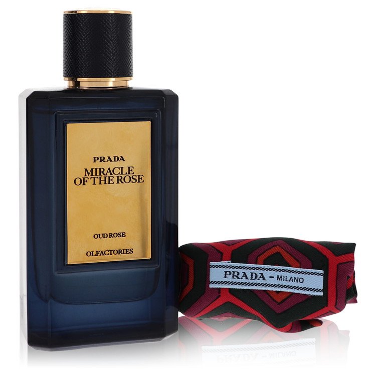 Prada Olfactories Miracle Of The Rose by Prada Eau De Parfum Spray With Free Gift Pouch (Unboxed) 3.4 oz for Men