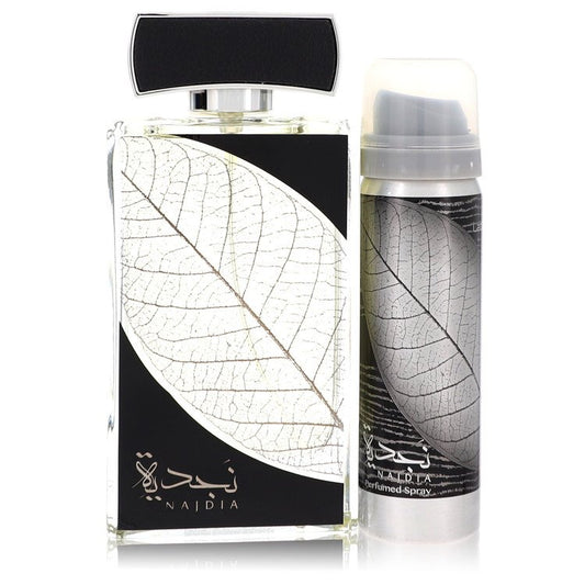 Najdia by Lattafa Eau De Parfum Spray Plus 1.7 Oz Deodorant (Unboxed) 3.4 oz for Women