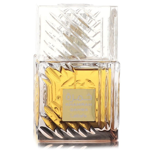 Lattafa Khamrah Qahwa by Lattafa Eau De Parfum Spray (Unisex Unboxed) 3.4 oz for Men