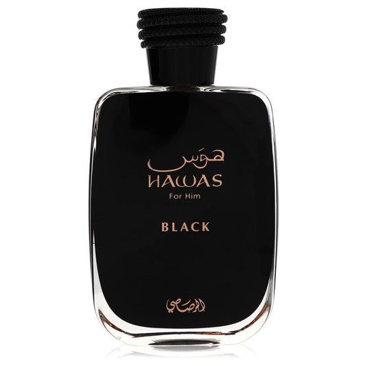 Hawas Black by Rasasi Eau De Parfum Spray (Unboxed) 3.3 oz for Men