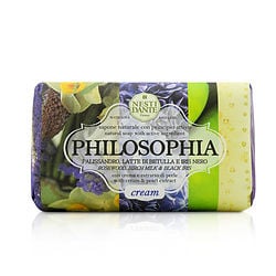 Philosophia Natural Soap - Cream - Rosewood, Birch Milk & Black Iris With Cream & Pearl Extract  --250g/8.8oz