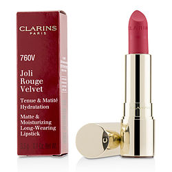 Clarins Joli Rouge Velvet (matte & Moisturizing Long Wearing Lipstick) - # 760v Pink Cranberry  --3.5g/0.1oz By Clarins