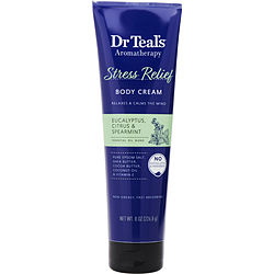 Aromatherapy Stress Relief Body Cream With Eucalyptus, Citrus & Spearmint --227g/8oz