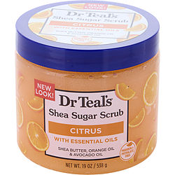 Shea Sugar Scrub - Citrus Essential Oils With Vitamin C --538g/19oz