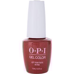Opi Gel Color Soak-off Gel Lacquer - Left Your Texts On Red --0.5oz By Opi