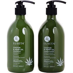 Castor & Hemp Oil Shampoo And Conditioner Set 16.9 Oz