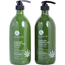 Castor & Hemp Oil Shampoo And Conditioner Set 33.8 Oz