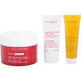 Masvelt Advanced Programs: Masvelt Advanced Body Shaping Cream 200ml + Exfoliating Body Scrub 30ml + Tonic Bath & Shower Concentrate 30ml --3pcs