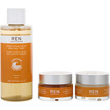 Gentle Glow Heroes Trio: Ready Steady Glow Aha Tonic 100ml + Glycol Lactic Radiance Renewal Mask 15ml + Overnight Glow Dark Spot Cream 15ml --3pcs