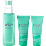 Homme Aquapower Set: Aquapower Advanced Gel 75ml + Aquapower Cleanser 40ml X 2 --3pcs