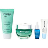 Aquasource Hyalu Routine Set: Aquasource Hyalu Plump Gel 50ml + Biosource Purifying Foaming Cleanser 50ml + Hydrating Lip Balm 5ml + Life Plankton Elixir 7ml --4pcs