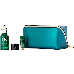 Powercell Invincible Skin Set: Powercell Skinmunity Serum 30ml + Replasty Age Recovery Night 5ml + Eye Care 3ml --3pcs + Pouch