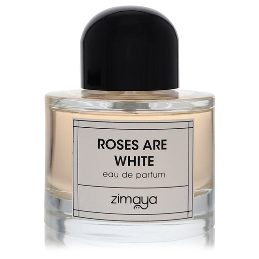 Afnan Zimaya Roses Are White by Afnan Eau De Parfum Spray (Unisex Unboxed) 3.4 oz for Women